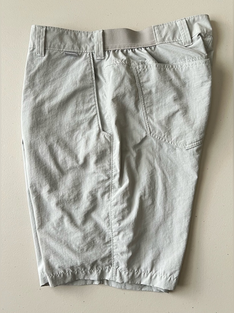 Simms Superlight Fishing Hiking Shorts Men’s 34 Oyster Gray UPF 50 - Picture 6 of 14